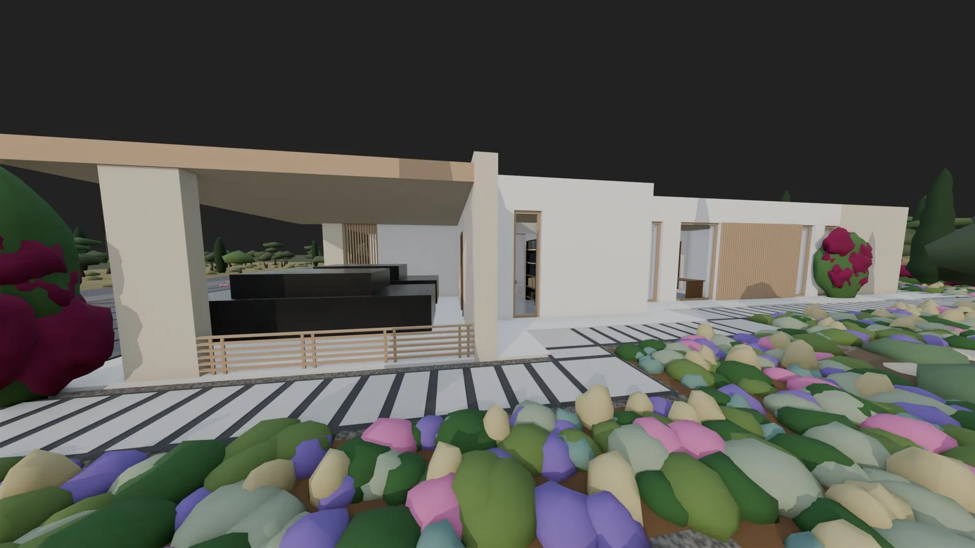 Carport — Blender model